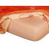 Jersey prostěradlo meruňka A (Rozměr 90x200)