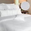 Povlečení atlas grádl Polycotton bílý pruh (Rozměr povlečení 140x200, 70x90)