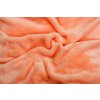 Prostěradlo mikroflanel lososová (Rozměr 180x200)