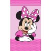 Dětský ručník Minnie Hvězdná přání (Barva Růžová)