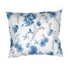 Povlak na polštář bavlna Kvítí modré na bílém (Varianta 40x40 cm)