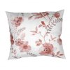 Povlak na polštář bavlna Kvítí terracota na bílém (Varianta 40x40 cm)
