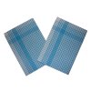 Utěrka PAR tyrkysovobílá  kostka 3 ks (Varianta 45x65 cm  balení 3 ks)