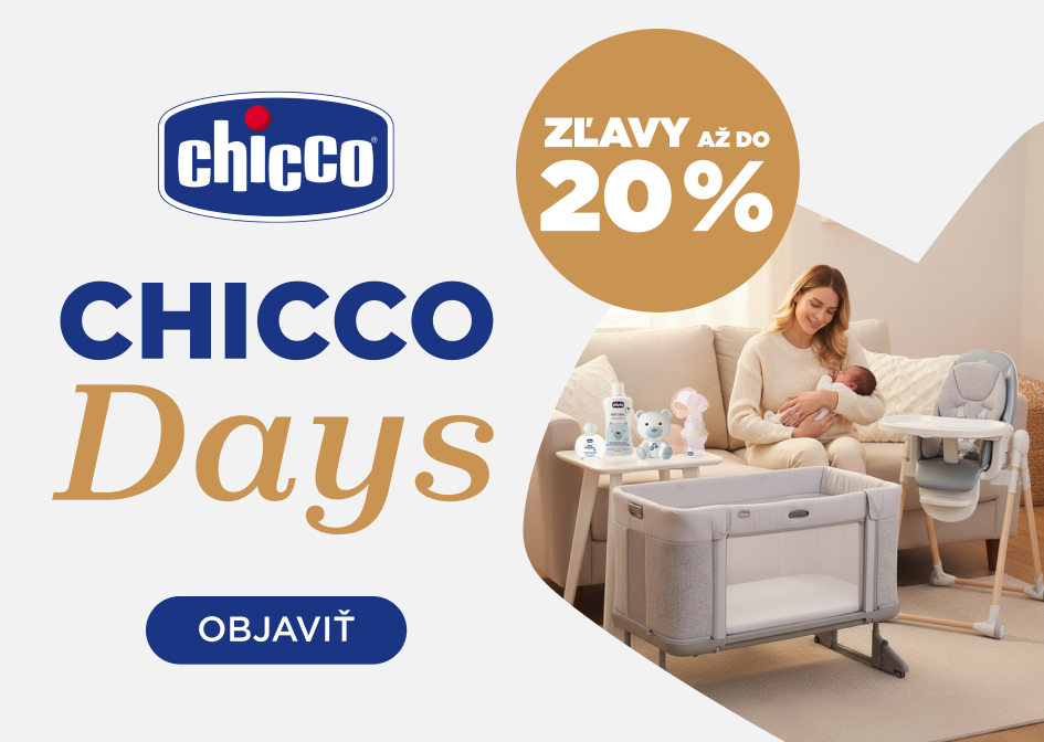 Chicco zľava 20%