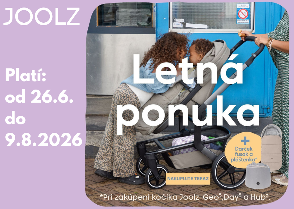 Promo Joolz +darčeky zdarma