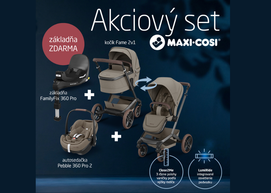 Maxi Cosi set isofix zdarma
