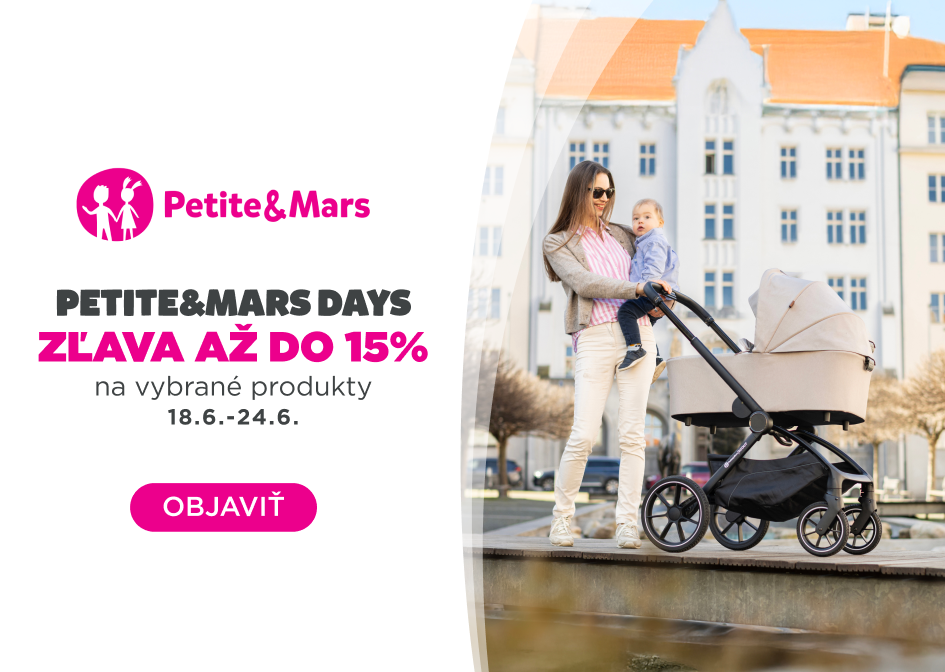 Kočík Petite&Mars akcia -15%