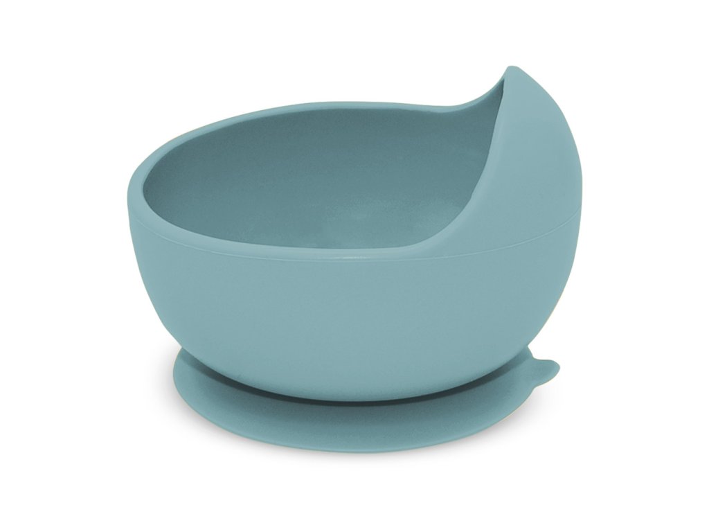 PETITE&MARS Miska silikónová s prísavkou Take&Match Frosted Sky 6m+