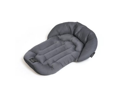 FIKAGO Mäkká podložka s vankúšikom Mushroom Grey L
