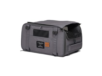 FIKAGO Nosič cestovný pre psov a mačky Truffle Grey