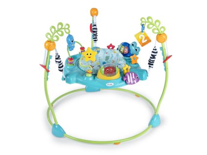 BABY EINSTEIN Skákadlo/Aktívne centrum 2v1 Curiosity Cove™ 6m+ do 11kg