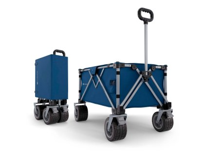 KINDERKRAFT Vozík prepravný skladací Wagon Rollster Blue
