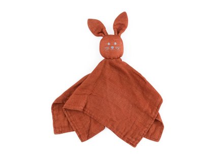 PETITE&MARS Maznáčik bambusový mušelínový Hugo Cinnamon Spice 0m+