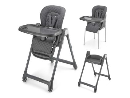 KINDERKRAFT Stolička jedálenská 3v1 Tulo Grey