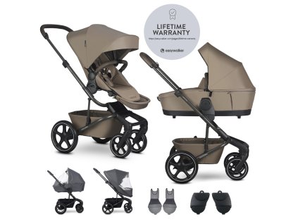 EASYWALKER Set XL kočík kombinovaný Harvey NXT s príslušenstvom Mocha Brown