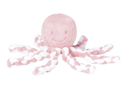 NATTOU Prvá hračka pre bábätka chobotnička PIU PIU Lapidou light pink 0m+