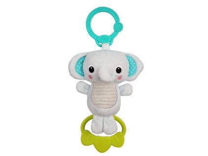 BRIGHT STARTS Hračka s melódiou na C krúžku Tug Tunes slon 0m+