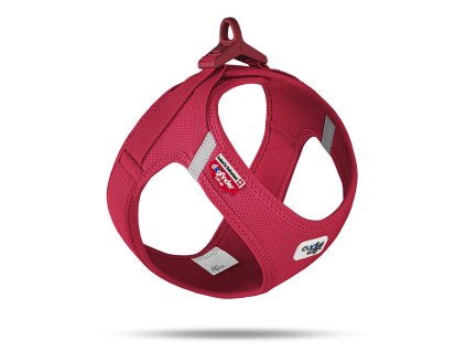 CURLI Postroj pre psov so sponou Air-Mesh Red XL, 12-18 kg