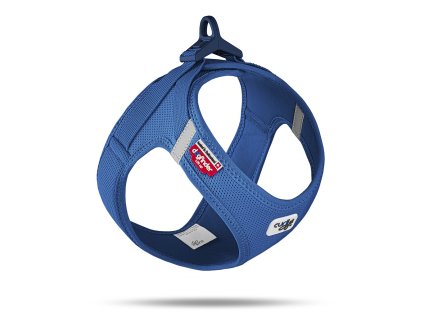 CURLI Postroj pre psov so sponou Air-Mesh Blue 3XS, 1,5-3 kg