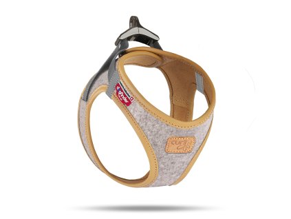 CURLI Postroj pre psov Alpine Light Gray XS, 3-5 kg