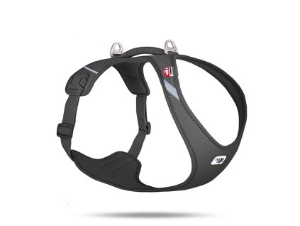 CURLI Postroj pre psov Belka Air-Mesh Black 2XL, 16,5-24 kg