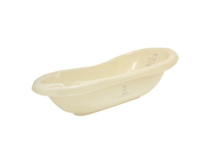 MALTEX Vanička Zebra 100 cm so štupľom a protišmykovou podložkou - béžová