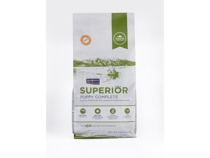 FISH4DOGS Granule malé pre šteniatka Superior losos so zemiakmi 6 kg