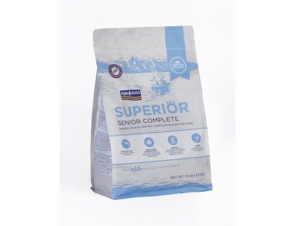 FISH4DOGS Granule veľké pre starších psov Superior losos so zemiakmi 1,5 kg
