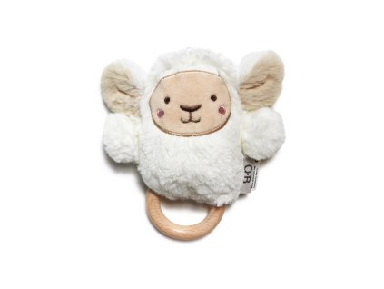 ob designs plysove chrastitko ovecka white