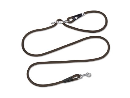 CURLI Vodítko pre psov Vario Comfort Brown S