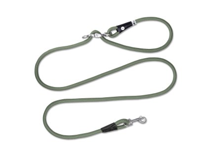 CURLI Vodítko pre psov Vario Comfort Moss L