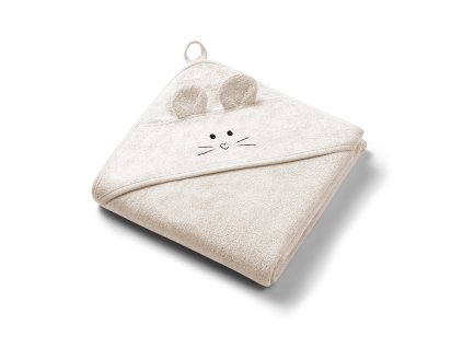 BABYONO Osuška bambusová Super Soft Light Beige 100x100 cm