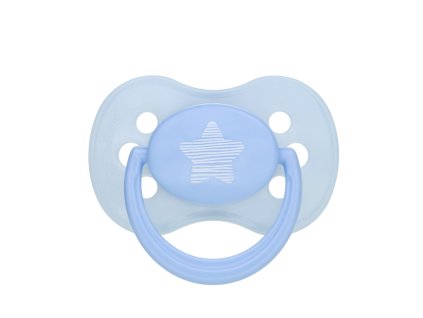 CANPOL BABIES Cumlík kaučukový čerešnička 0-6m Pastels - modrá