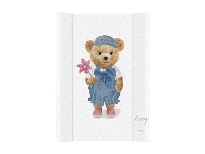 CEBA Podložka prebaľovacia 2-hranná s pevnou doskou (50x70) Comfort Fluffy Puffy Lizzy