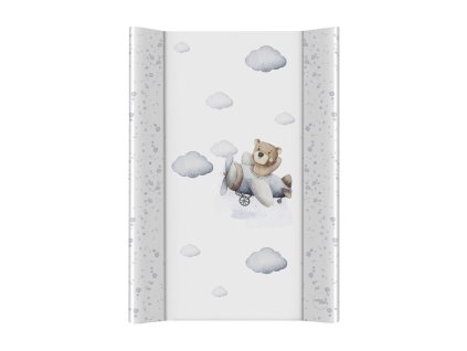 CEBA BABY Podložka prebaľovacia 2-hranná s pevnou doskou (50x70) Ultra Light Pilot Bear