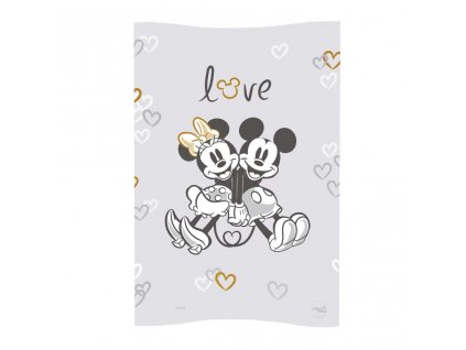 CEBA BABY Podložka prebaľovacia mäkká COSY (50x70) Disney Minnie&Mickey Grey