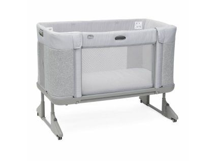 CHICCO Postieľka Next2Me Forever - Ash Grey