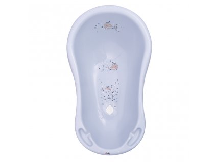 MALTEX Vanička so zátkou Veľrybka Minimal 84 cm - satin blue