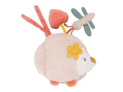 NATTOU Knižka plyšová ježko Zoe s aktivitami 14 cm Mila, Zoe & Lana