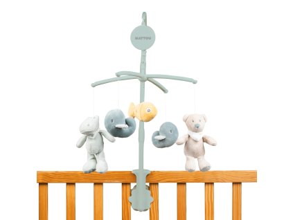 NATTOU Kolotoč hudobný nad postieľku 65x31 cm Romeo, Jules & Sally