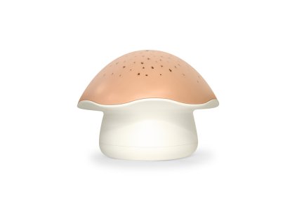 PABOBO Projektor nočnej oblohy s bielym šumom a senzorom plaču Star Mushroom Pink