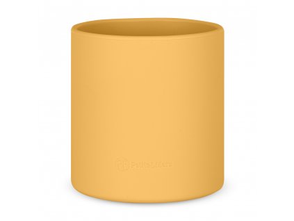 PETITE&MARS Hrnček silikonový Take&Match Intense Ochre 6m+