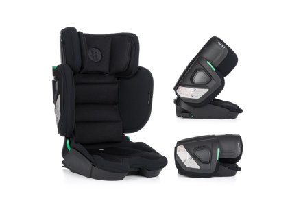 PETITE&MARS Autosedačka Flex Pro i-Size Black Air 100-150 cm (15-36 kg)