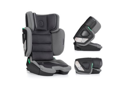 PETITE&MARS Autosedačka Flex Pro i-Size Grey Air 100-150 cm (15-36 kg)