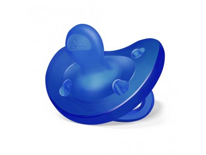 CHICCO Cumlík Physio celosilikónový 16-36m chlapec 1 ks