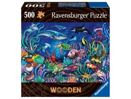 Drevené puzzle Podmorský svet 500 dielikov