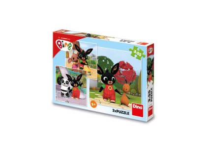 BING SA HRÁ 3x55 Puzzle