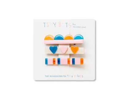 set mit 3 haarspangen retro 175346