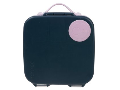 Box na občerstvenie veľký - indigovo/ružový