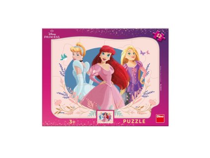 PRINCEZNY 12 doskové tvary Puzzle